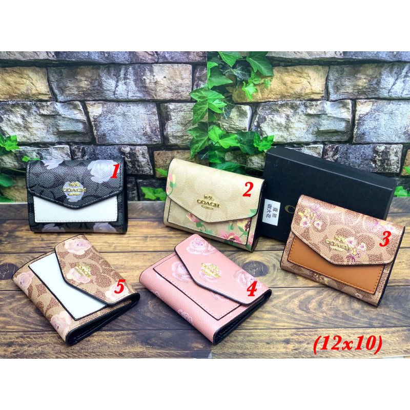 Dompet Coach Kartu Tutup Amplop Wanita Import