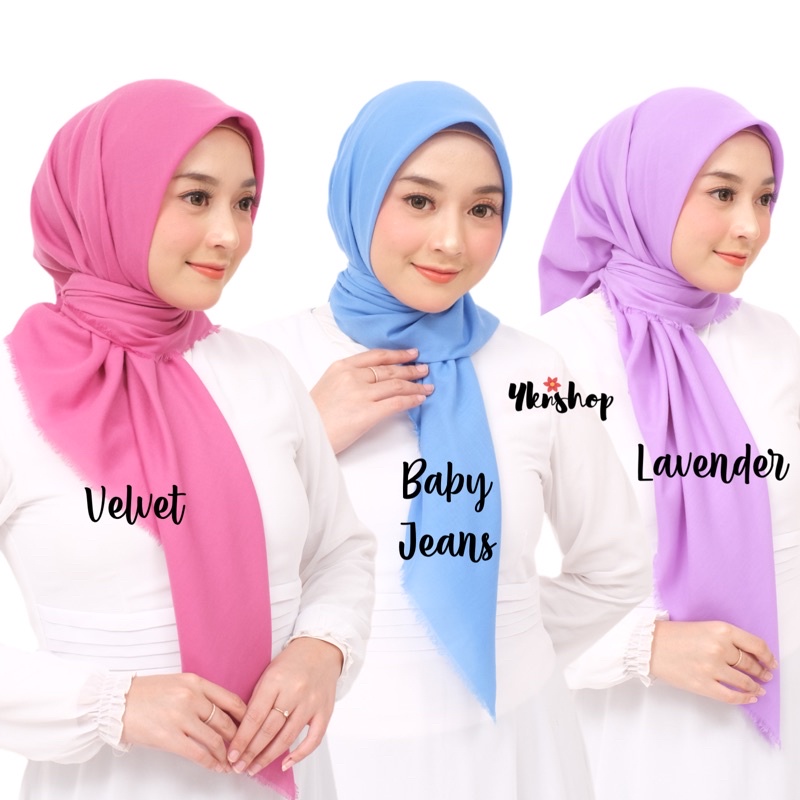 Jilbab Segiempat Katun Rawis/Jilbab Segiempat Saudia