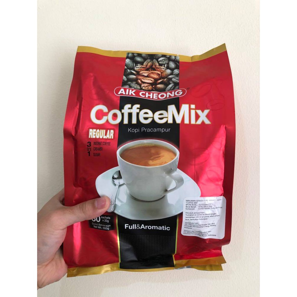 Aik Cheong CoffeeMix Regular / Aikcheong 3in1 Regular full &amp; Aromatic 600grm