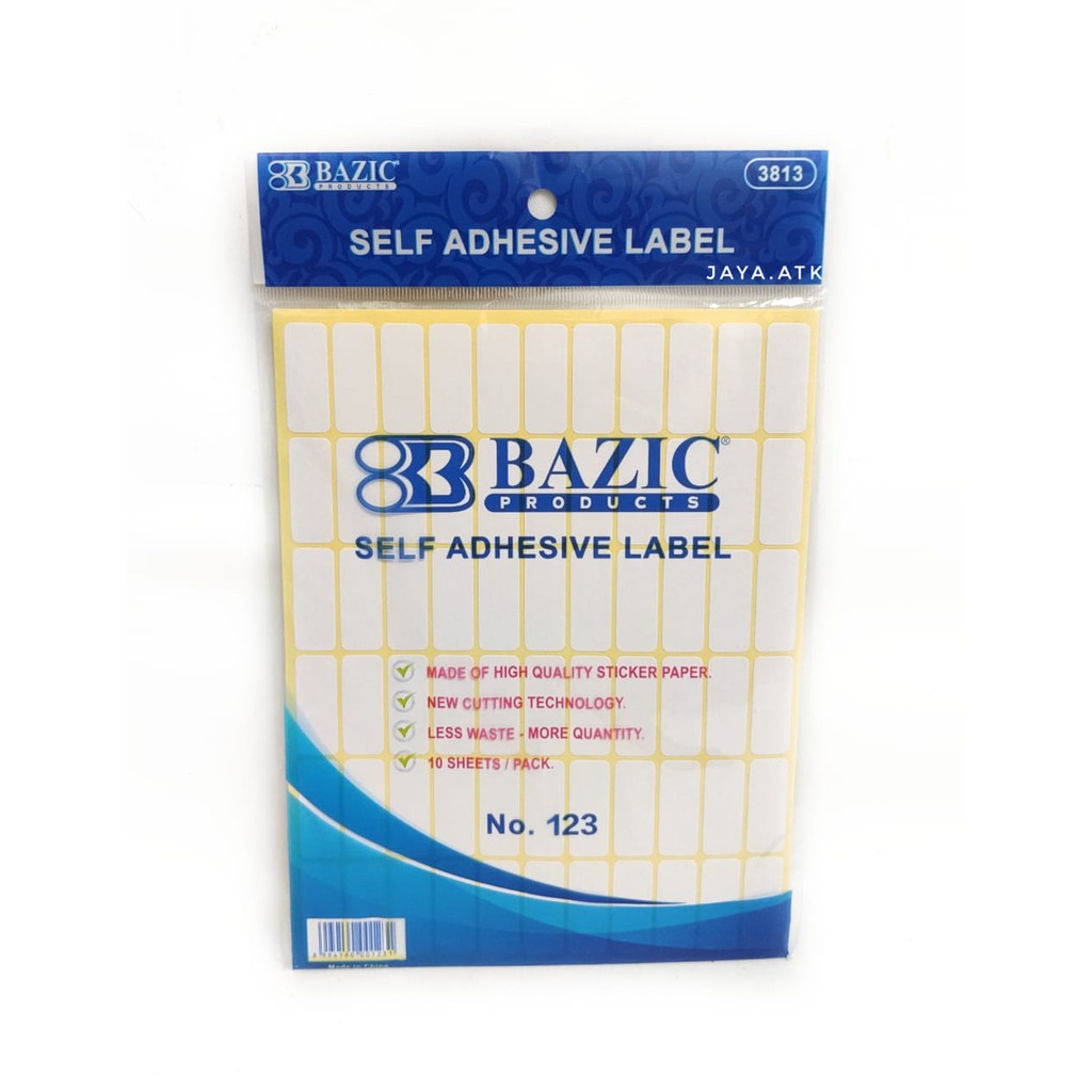 

STIKER LABEL NAMA NO. 123 LABEL STICKER 12 X 30 MM ISI 10 LEMBAR KUALITAS BAGUS