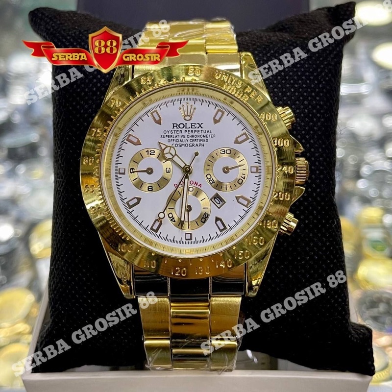 Original ROLEX JAM TANGAN PRIA STAINLESS STEEL Premium Kekinian