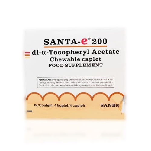 SANTA - E 200 IU - 4 TABLET