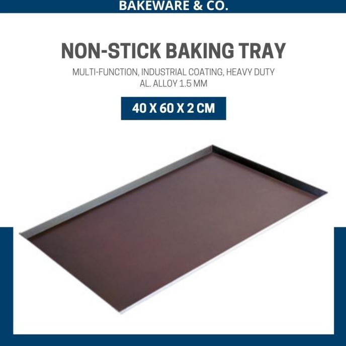 

40X60Cm Non-Stick Al. Alloy Baking Tray - Ujung Persegi Termurah