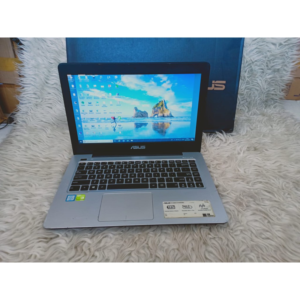 Laptop Bekas Asus A456U core i5-6200U RAM 4GB Hardisk 500GB VGA Nvidia GeForce 930M 2GB