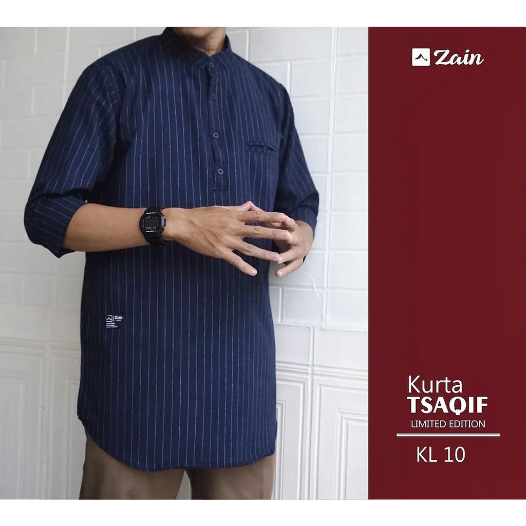 Kurta Tsaqif Kurta Limited Stock &amp; Desain Ekslusif Lengan Tiga Perempat | Kurta Tsaqif Kualitas Terbaik Dan Nyaman