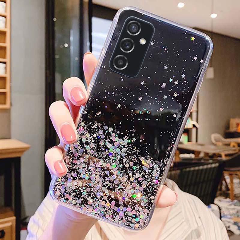 Samsung Galaxy A04 A04E A04S A14 5G Casing Soft Case Tpu Bahan Premium Glitter Glossy