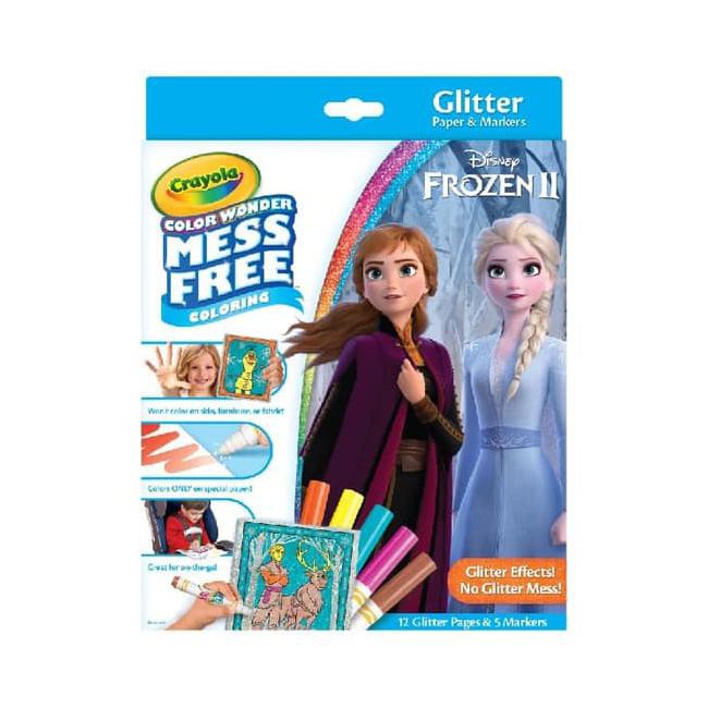 

CRAYOLA COLOR WONDER MESS FREE COLORING GLITTER FROZEN II KODE 1450
