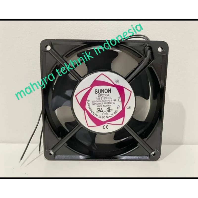 motor fan kipas 12x12 AC 220volt