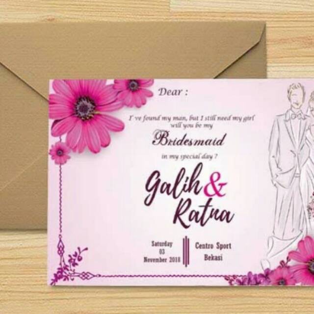 Bridesmaid card, Bridesmaid card Custom