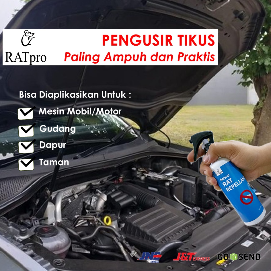 PENGUSIR TIKUS PALING AMPUH PRAKTIS LANGSUNG SEMPROT RATpro 250ml BAHAN ALAMI