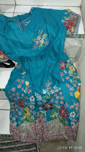 Batik Couple 240 Sarimbit Pasangan Wanita Maxi Dress Star Katun Seragam Keluarga