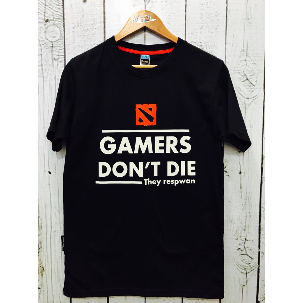 Kaos Dota2 Gamers Don't Die, they Respawn Black