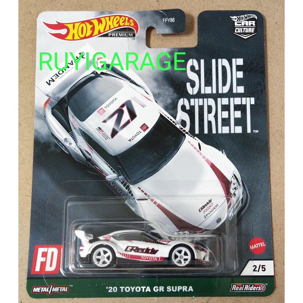 HOT WHEELS '20 TOYOTA GR SUPRA SLIDE STREET