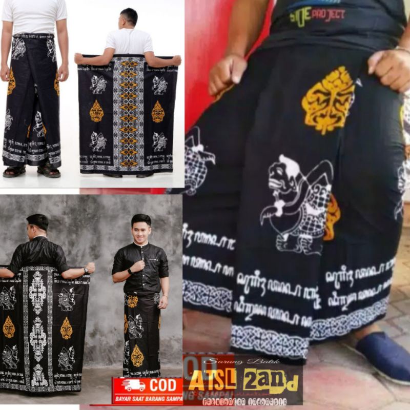 SARUNG BATIK WAYANG DEWASA / SARUNG BATIK SEMAR SOSROKARTONO / SARUNG ARJUNA / SARUNG SANTRI / SARUN