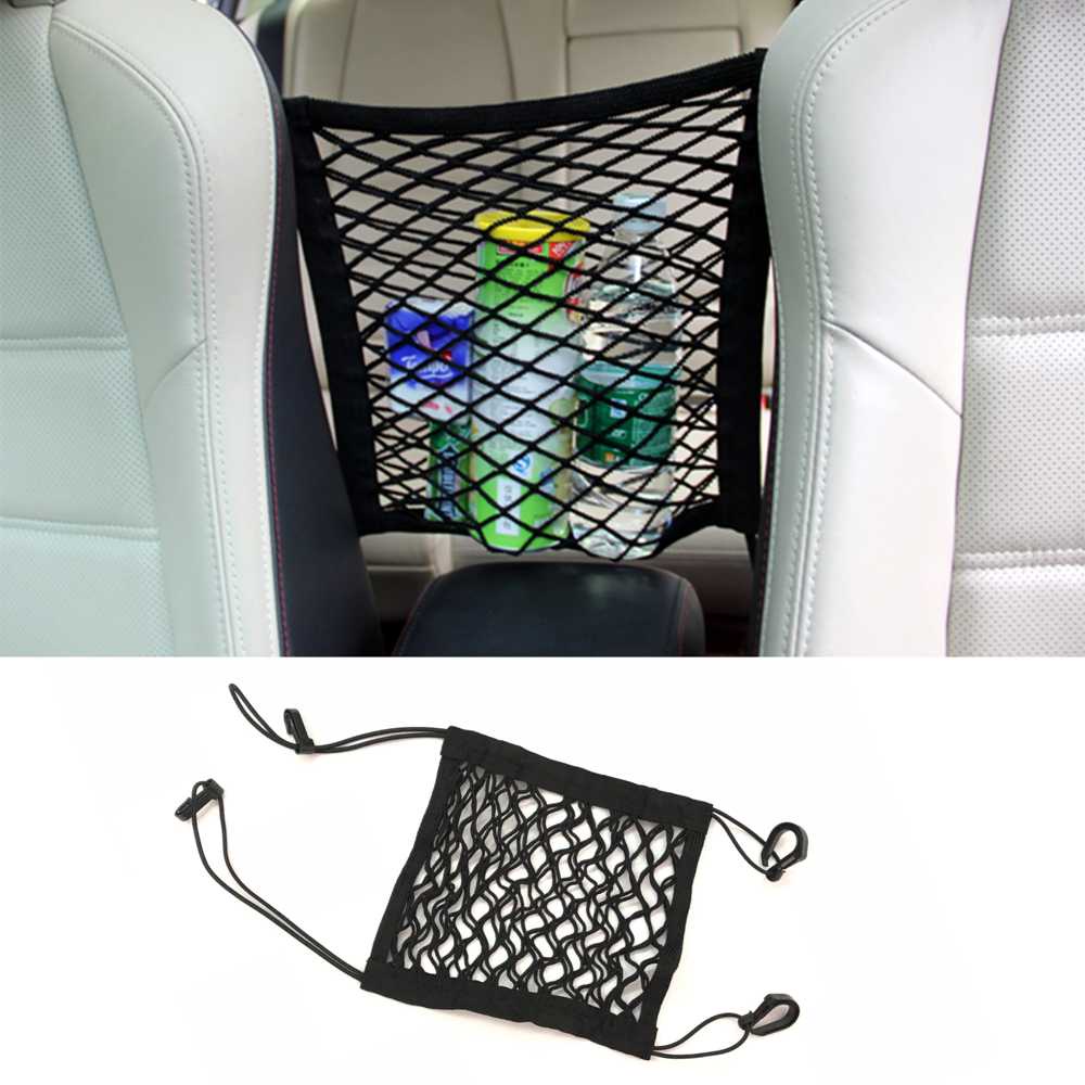 Aksesoris Mobil Jaring Bagasi Jok Bangku Tengah Car Seat Net Organizer