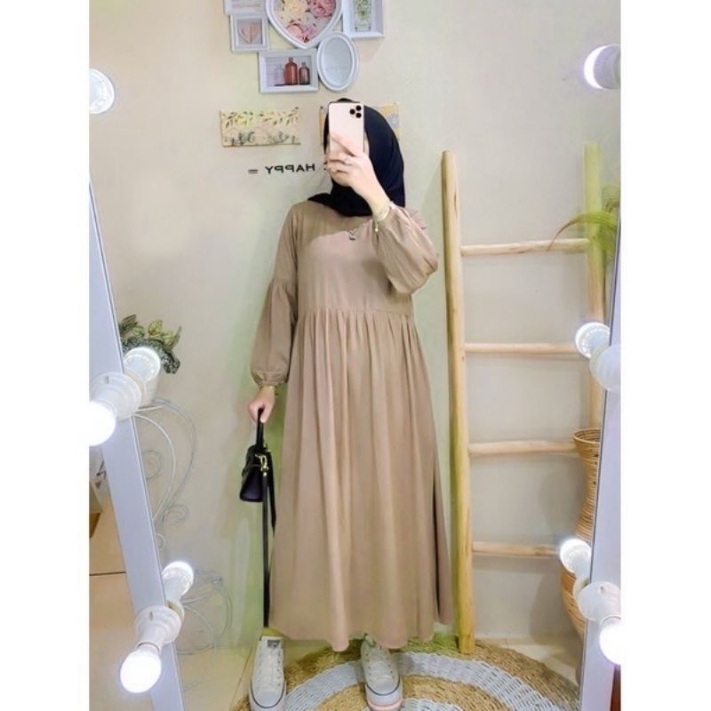 Kayla midi dress murah