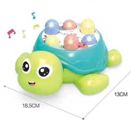 [JS18](226)]Mainan Anak Pukul Tikus Berlampu Dan Music Motif Kura-Kura Kepiting Dan Singa Laut / Whack A Mole Turtle Funny Crab And Seal