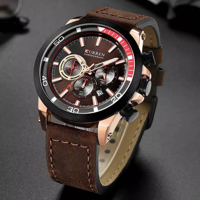 Jam Tangan Curren 8310 Original Pria Anti Air Chronograph