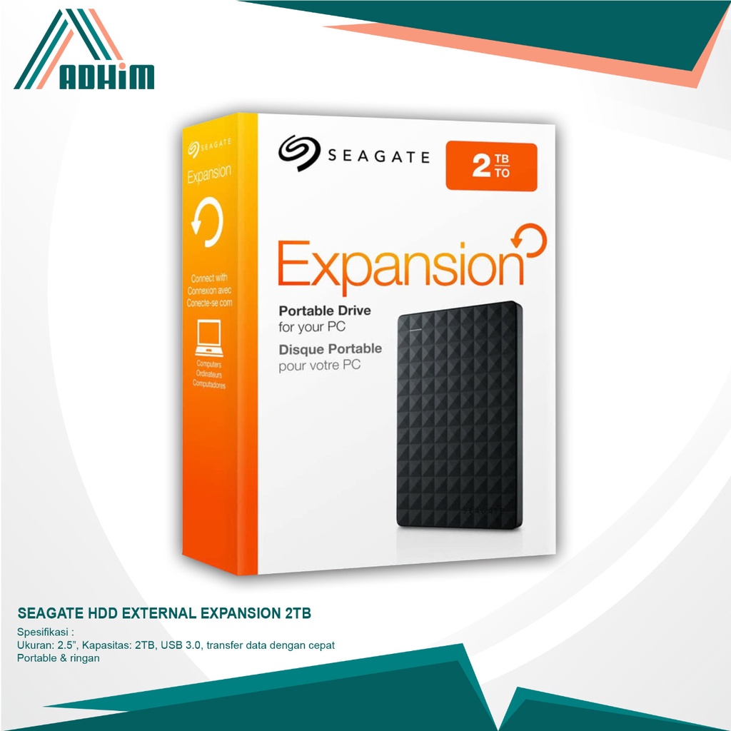 SEAGATE HDD EXTERNAL EXPANSION 2TB