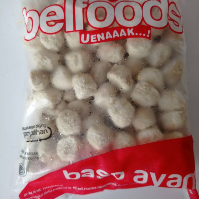 

Belfoods inner Sachet baso ayam Isi 50pcs 500gram