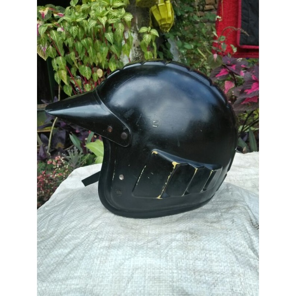 helm robot cat ori bahan gading busa diganti