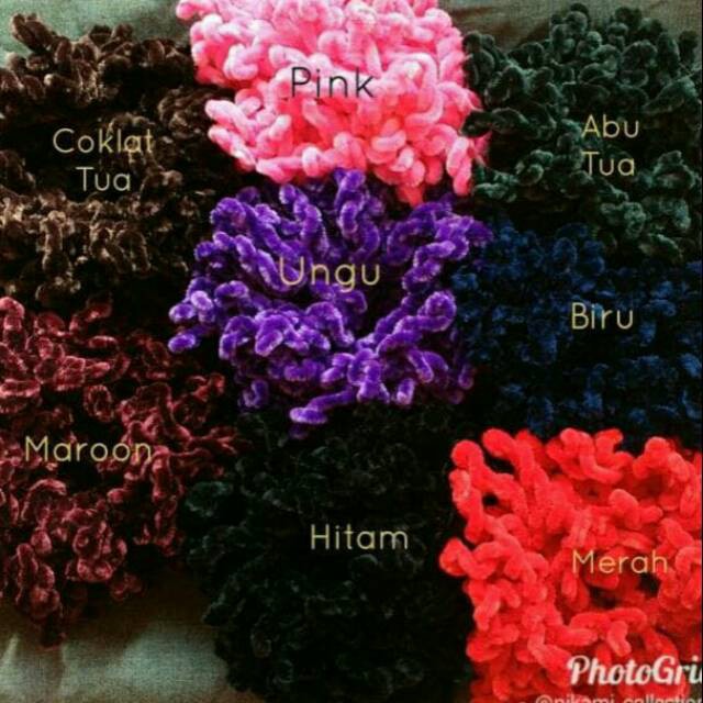 Ikat rambut 6 PCS ubur ubur medium 80J grosir
