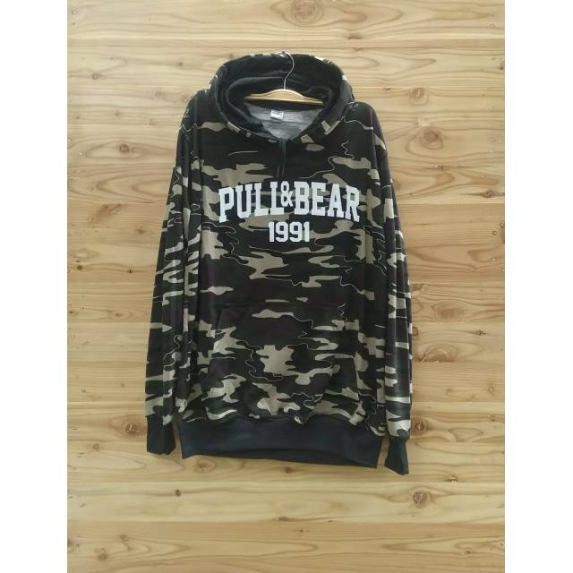 hoodie army pull and bear