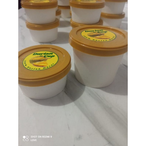 

full daging durian cup