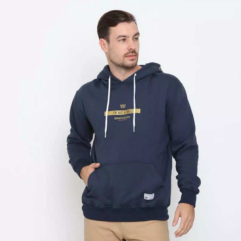 Jaket 17SEVEN Hoodie Navy Original BNWT