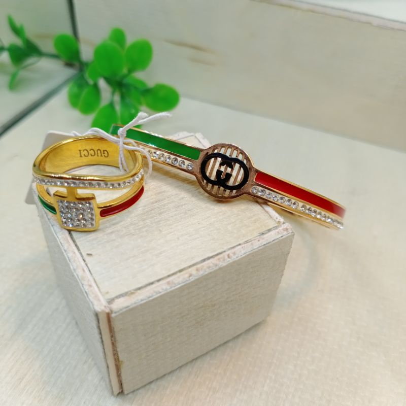 TITANIUM Gelang bangle /Bangkok titanium set