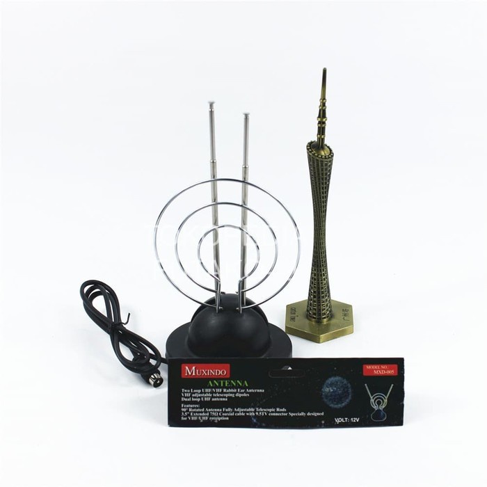 ANTENA TARIK INDOOR VHF & UHF ANTENA TV DALAM