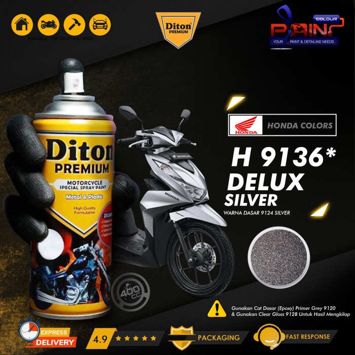 Diton PREMIUM 9136* Deluxe Silver Cat Semprot /Pylox/Samurai/Helm