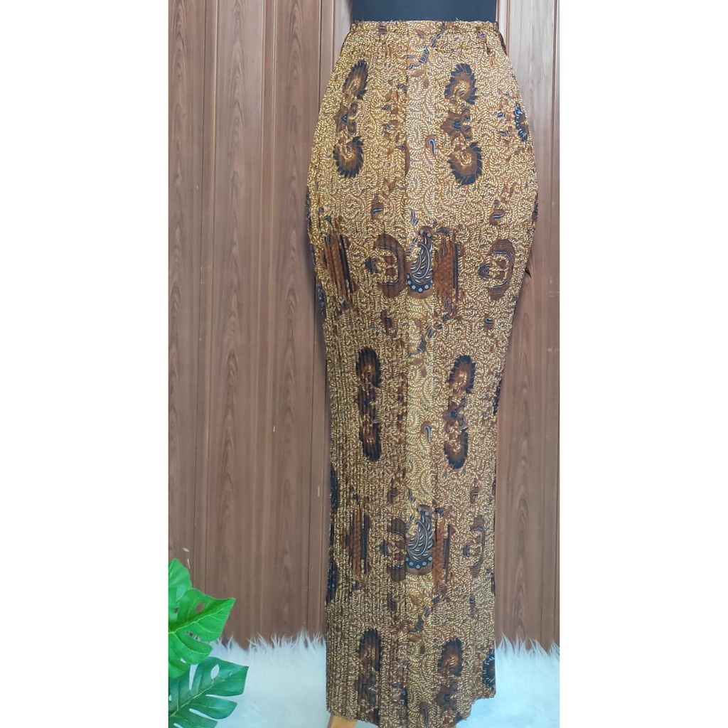 Bawahan Rok Kebaya Modern Batik Plisket Wiru Wiron Preium / Jarik Instan ( NH8.3 )