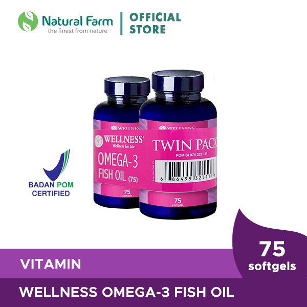 Wellness Omega-3 Fish Oil (75) - BANDED | Shopee Indonesia