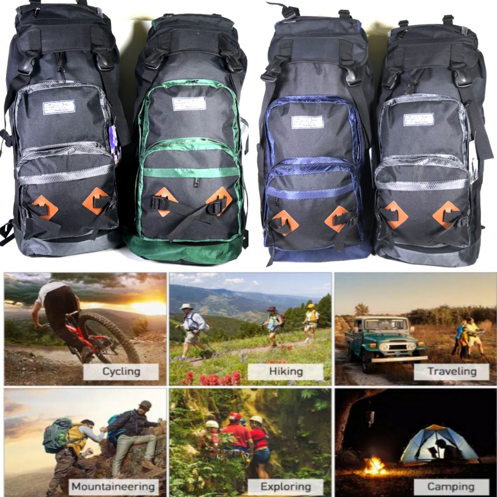 Carrier HIking TAs Camping Gunung 80L Super Besar ii15 Kualitas Premium