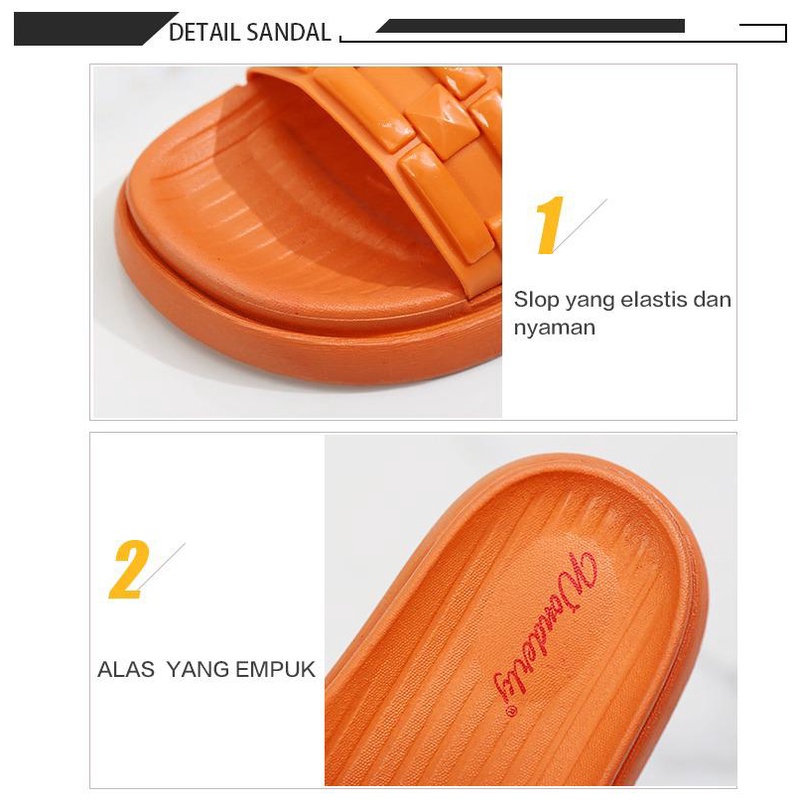 2001-WL2 [WONDERLY] Sandal Jelly Wanita Wonderly / Sendal Selop Karet Wanita