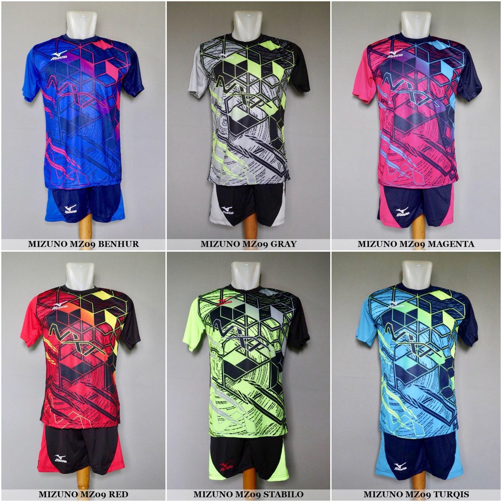 Setelan Olahraga Baju Voli Mizuno Motif Dua Naga Shopee Indonesia