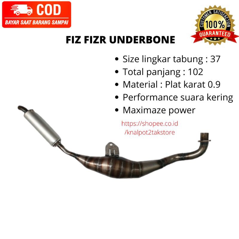 Knalpot fizr fiz r fiz f1 underbone