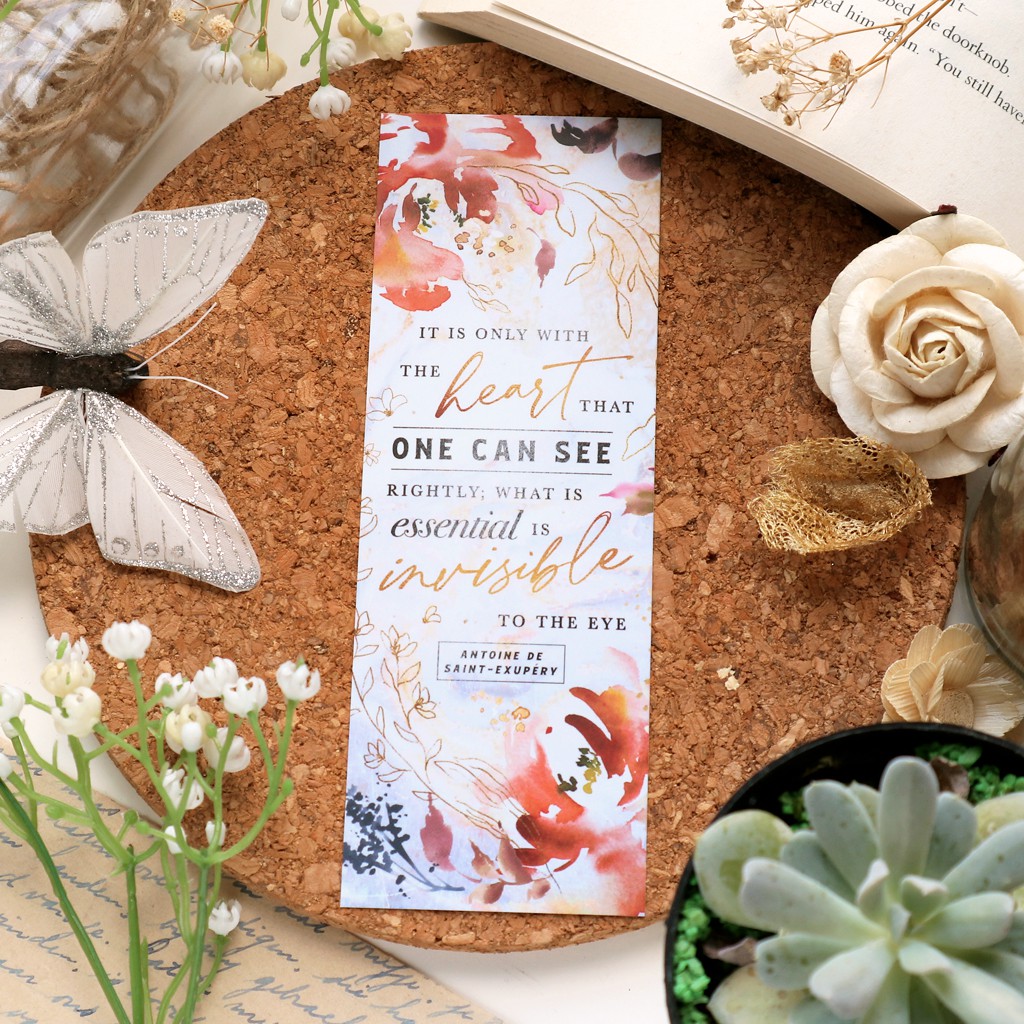 

Essential (The Little Prince) - bookmark / postcard / print