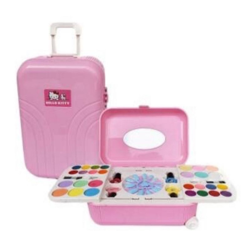 Mainan alat make up koper rias anak MAINAN ANAK PEREMPUAN & NAIL ART SET / MAINAN DANDAN-hello kitty