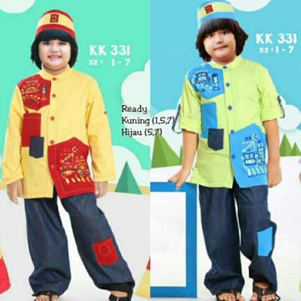 KEKE KK 331 BAJU KOKO ANAK KEKE BUSANA MUSLIM