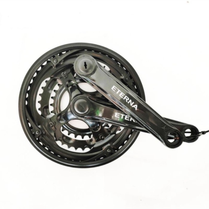 Crank Sepeda MTB 3 susun 28, 38, 48 ETERNA/ Turanza