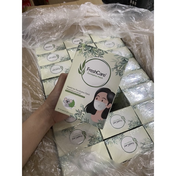 [READY LANGSUNG KIRIM] FRESH CARE Eucalyptus Patch Isi 12 Patch/ FreshCare Stiker Masker/ Freshcare Press &amp; Relax / Minyak Angin Aromatheraphy Roll On