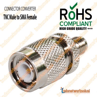 KONEKTOR CONNECTOR CONVERTER TNC M (MALE) to SMA F