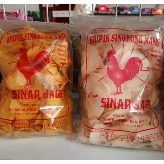 

Sinar Jago Kripik Singkong 200g
