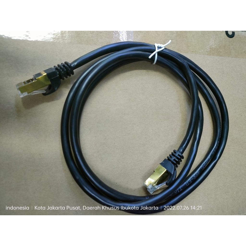 Kabel LAN STP FTP 1,5M CAT6 1,5Meter Cat 6 OutDoor kabel land siap pakai gigabyte