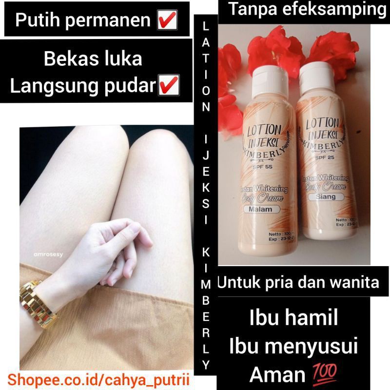 LATION PEMUTIH BADAN  EXSTRA WHITENING  PUTIH PERMANEN PERAWATAN TUBUH BPOM