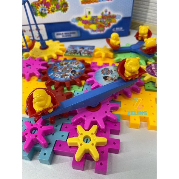 MAINAN ANAK DISNEY BRICKS FUNNY GEAR BRICK BUILDING BLOCK KADO ANAK