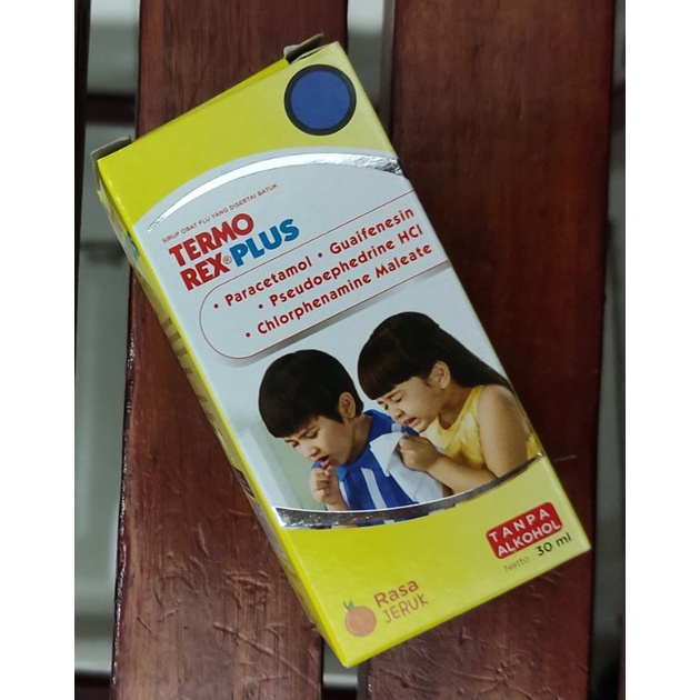 Termorex Plus 30 Ml / Obat Flu , Demam, Sakit Kepala, Hidung Tersumbat dan Batuk Anak-anak