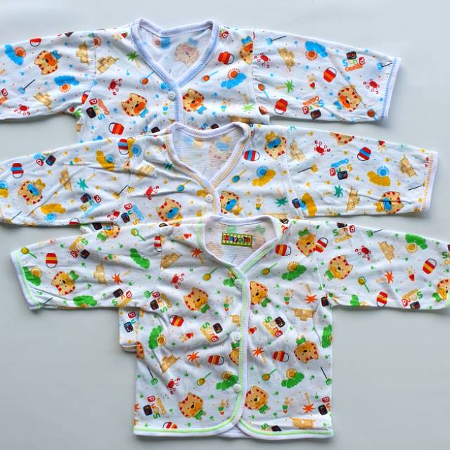 Baju Bayi Lengan Panjang MYB (3 pcs baju)